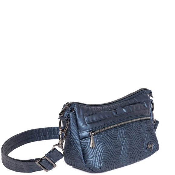 New (without tags) Lug Metallic Indigo Dash Classic Crossbody - Picture 2 of 6